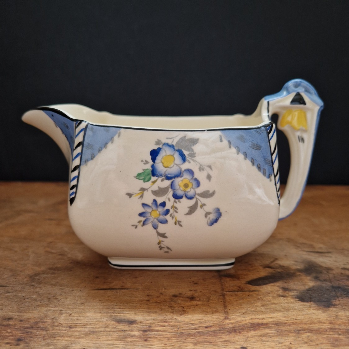 Vintage 'May Time' Burleigh 1930s Floral Milk Jug