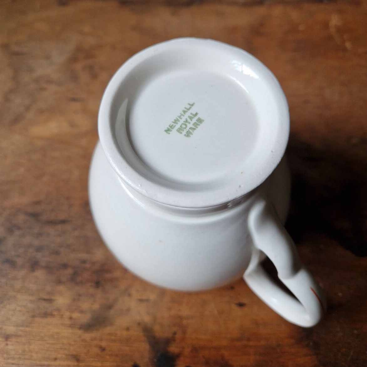 Vintage Antique Newhall Royal Ware Art Deco Banded Milk Jug