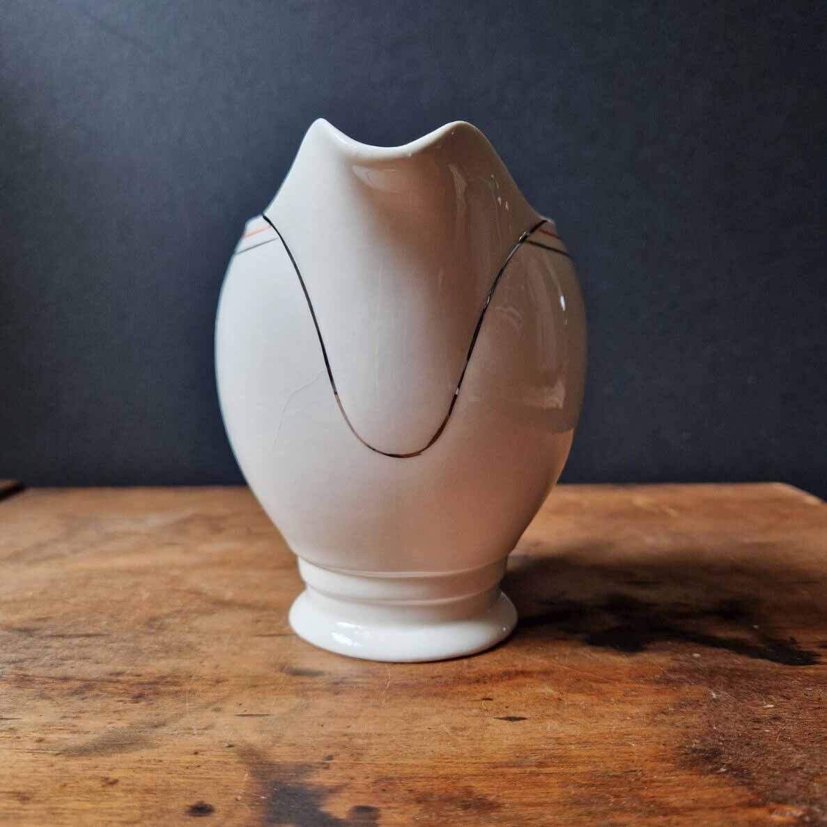 Vintage Antique Newhall Royal Ware Art Deco Banded Milk Jug