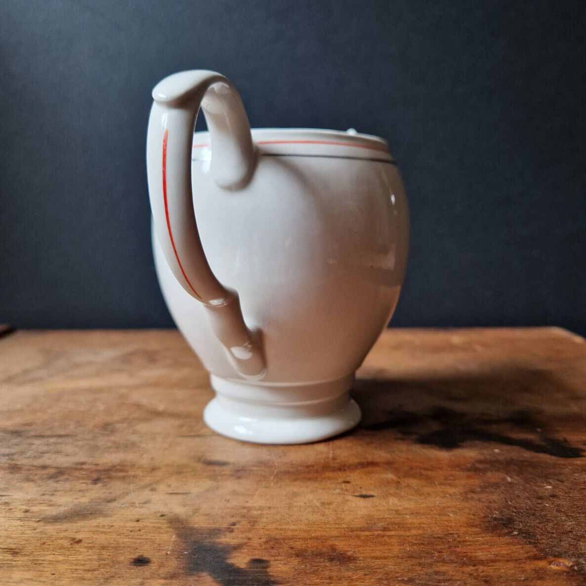 Vintage Antique Newhall Royal Ware Art Deco Banded Milk Jug