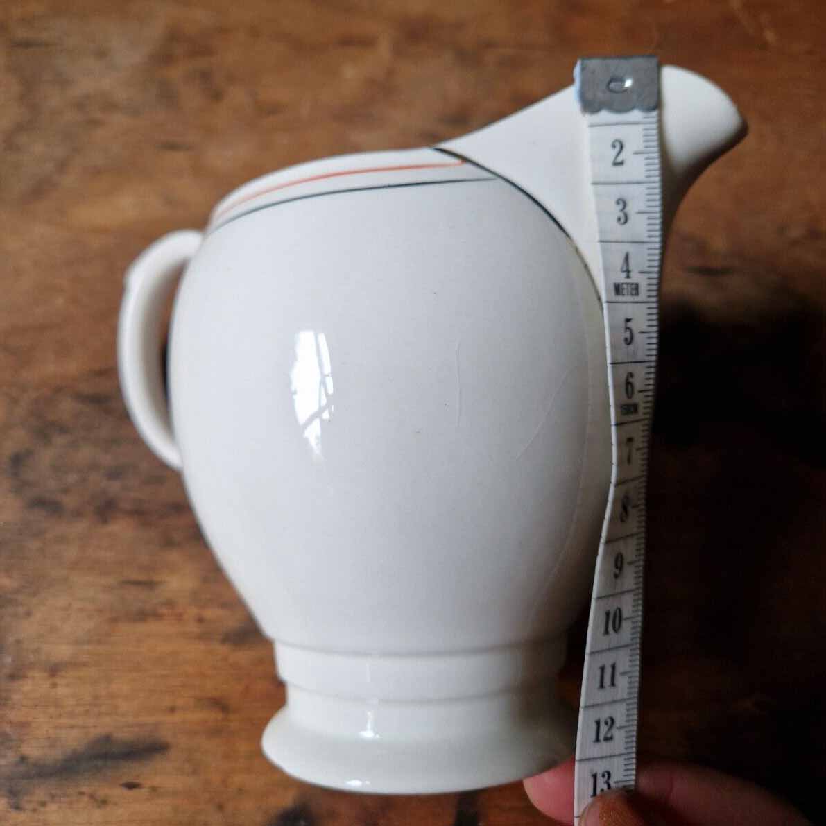 Vintage Antique Newhall Royal Ware Art Deco Banded Milk Jug