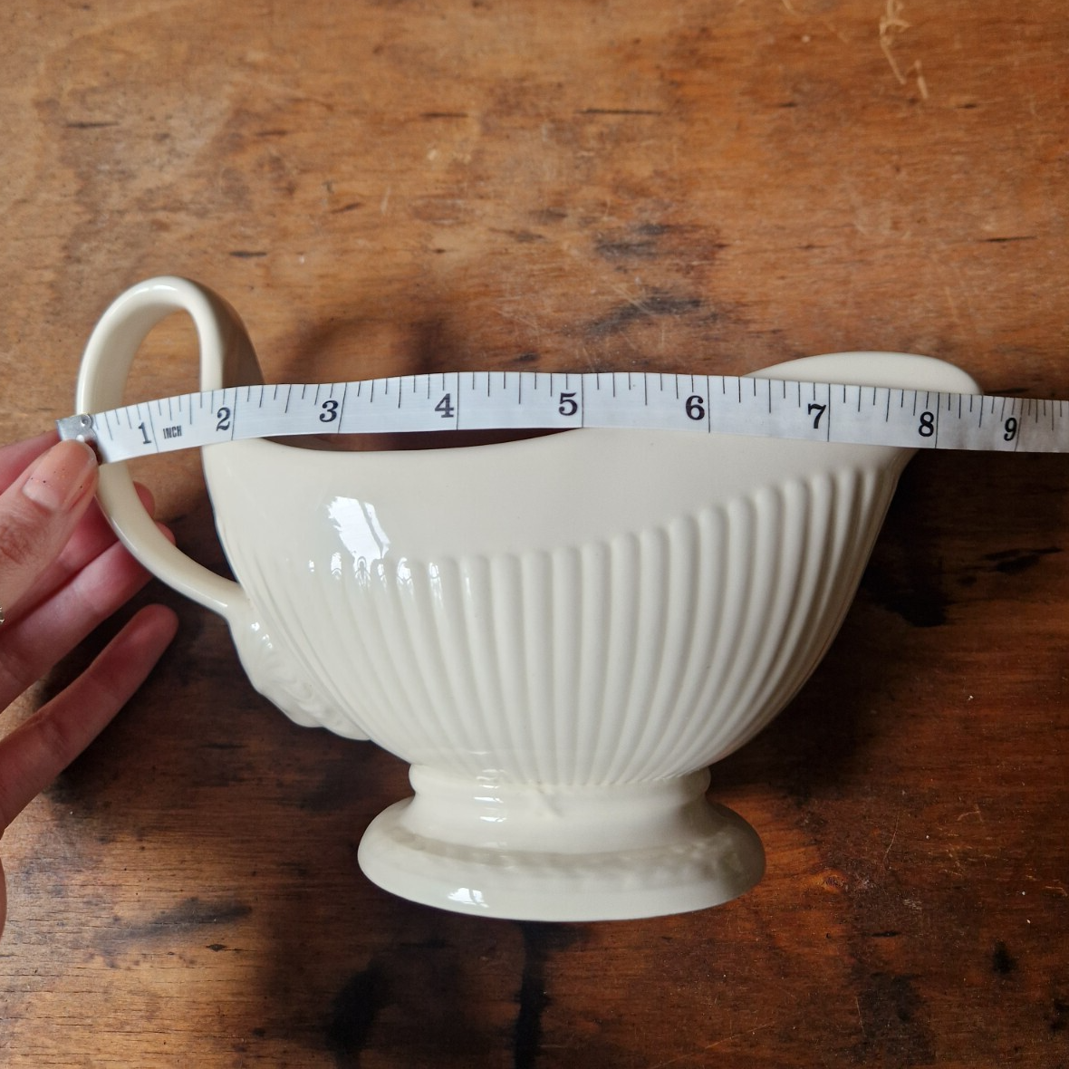 Vintage Wedgwood Edme Lion Design Large Gravy Boat